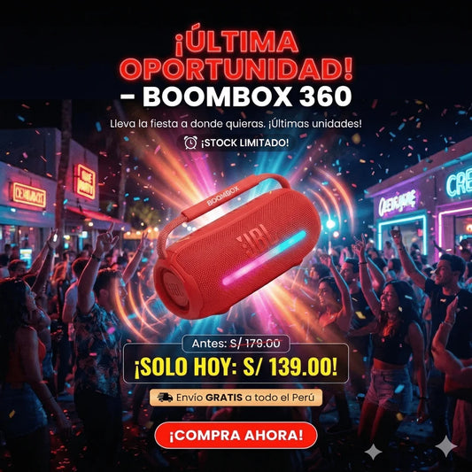 PARLANTE BOMBOX 360 PLUS