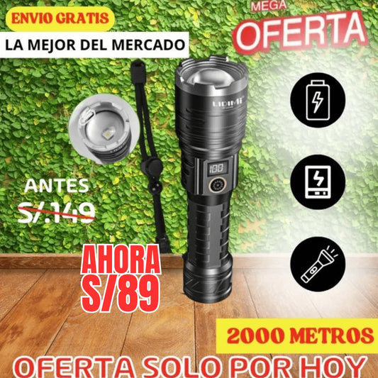 🔦 LINTERNA ZOOM TELESCOPICA LED POTENTE 🔦